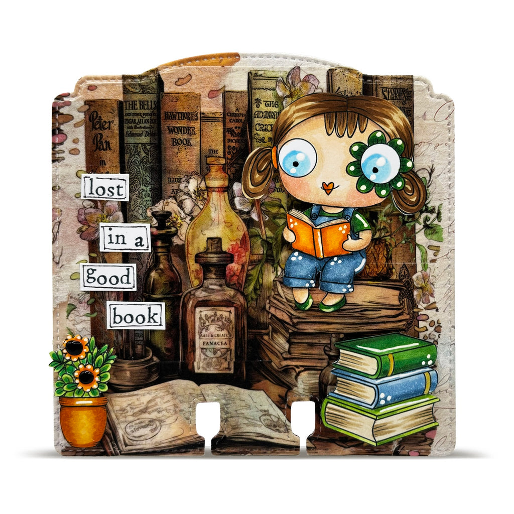 AALL & Create Page Turner A7 Clear Stamp Set 1359 read a book