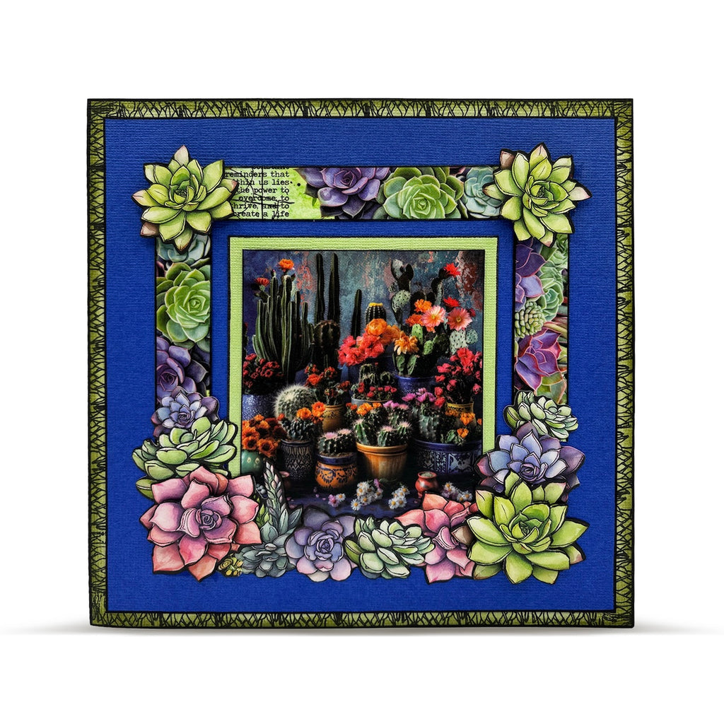 AALL & Create Painted Desert Layer It Up Washi Tape 130 cactus