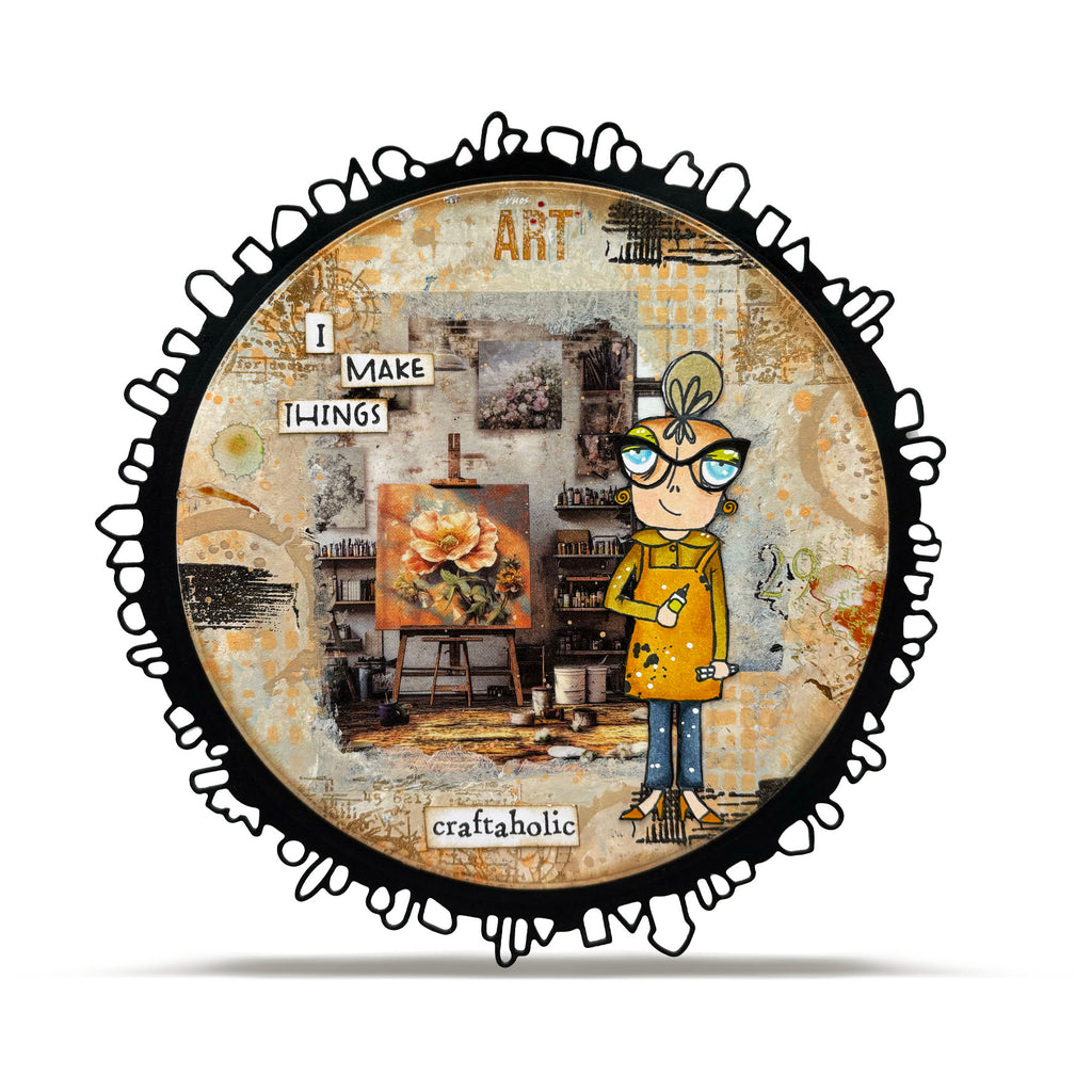 AALL & Create Painterly Petals Layer It Up Washi Tape 135 craftaholic