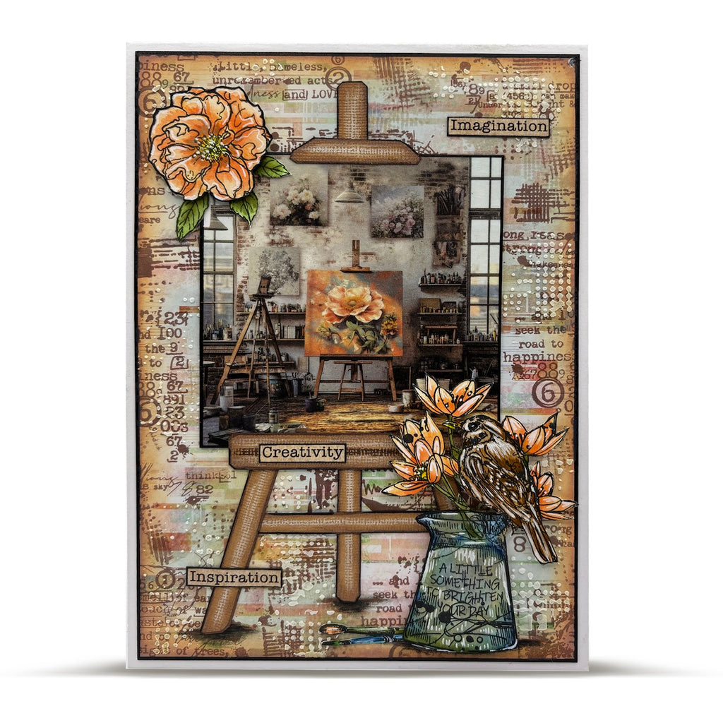 AALL & Create Painterly Petals Layer It Up Washi Tape 135 creativity