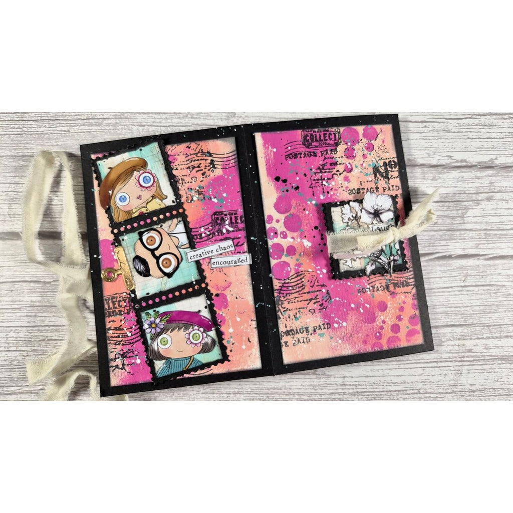 AALL & Create Paper Hug A7 Clear Stamp Set 1377 glasses