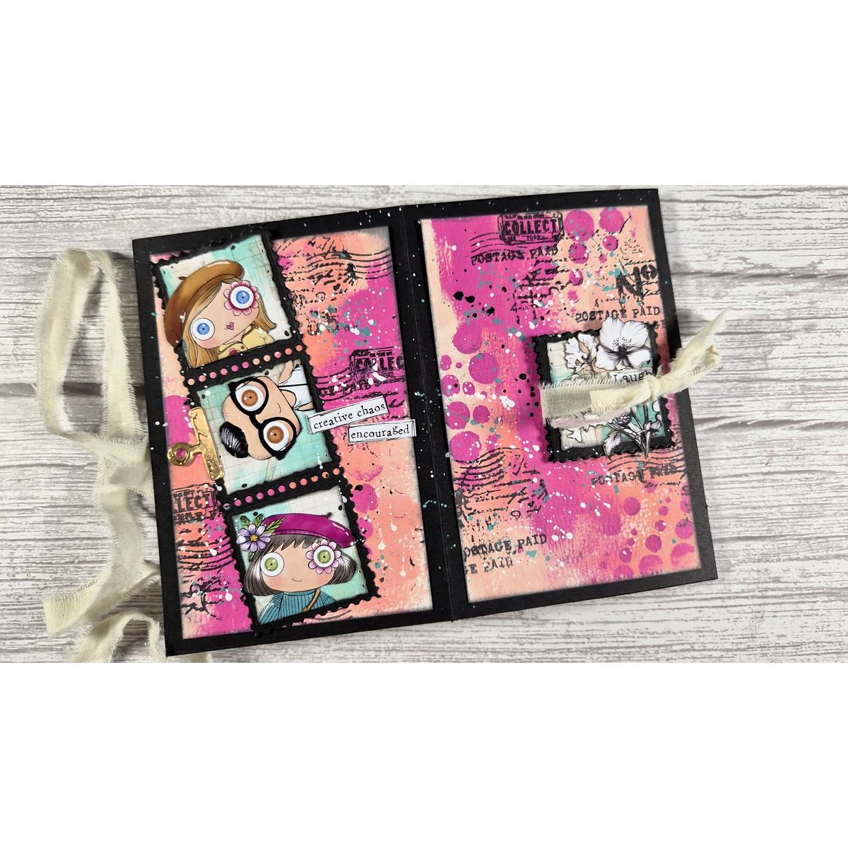 AALL & Create Paper Hug A7 Clear Stamp Set 1377 glasses