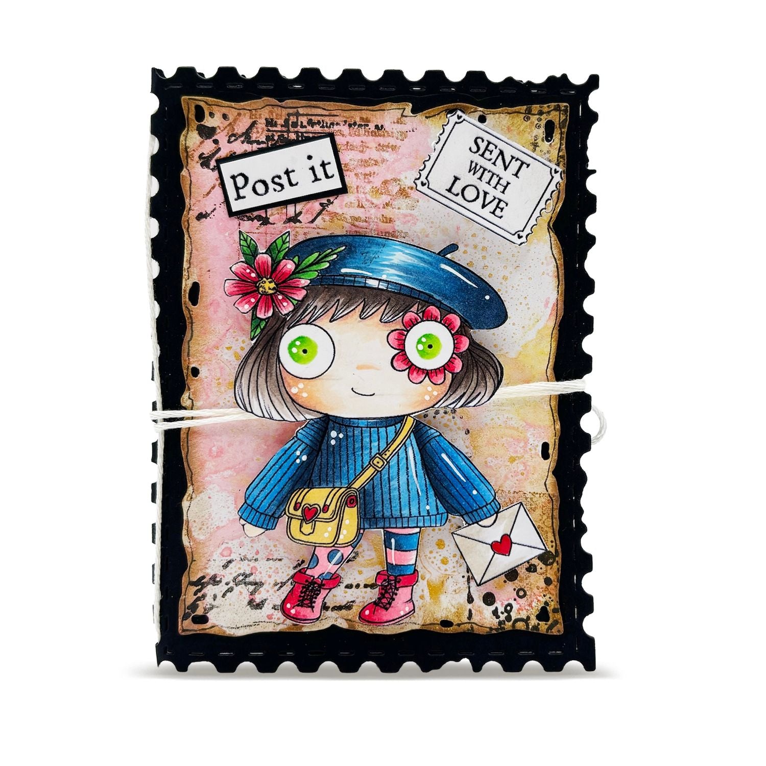 AALL & Create Paper Hug A7 Clear Stamp Set 1377 post it