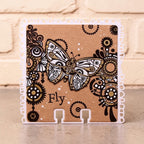 AALL & Create Papillons A6 Clear Stamp Set 1462 fly