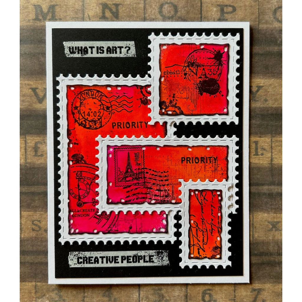 AALL & Create Parallel Rectangle Die Set 057 postage