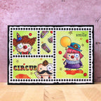 AALL & Create Parallel Rectangle Frame Stencil and Die Bundle clown