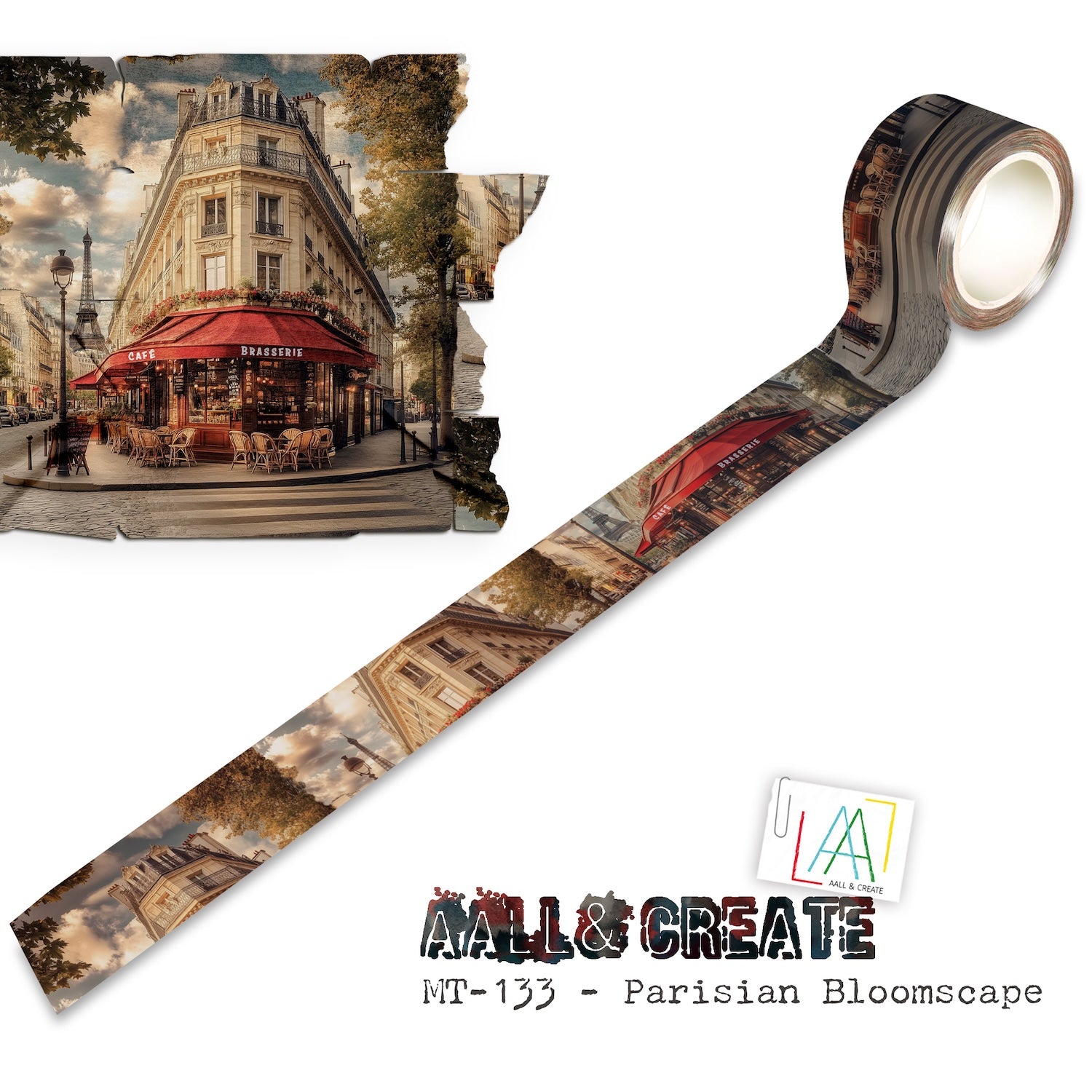 AALL & Create Parisian Bloomscape Layer It Up Washi Tape 133
