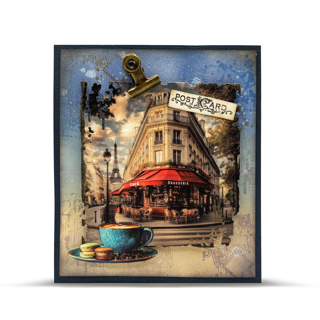 AALL & Create Parisian Bloomscape Layer It Up Washi Tape 133 postcard