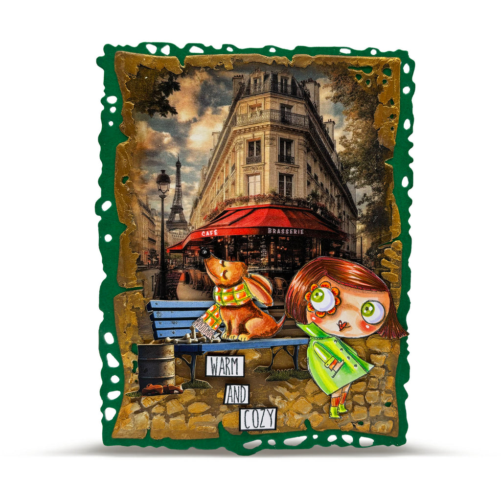 AALL & Create Parisian Bloomscape Layer It Up Washi Tape 133 warm