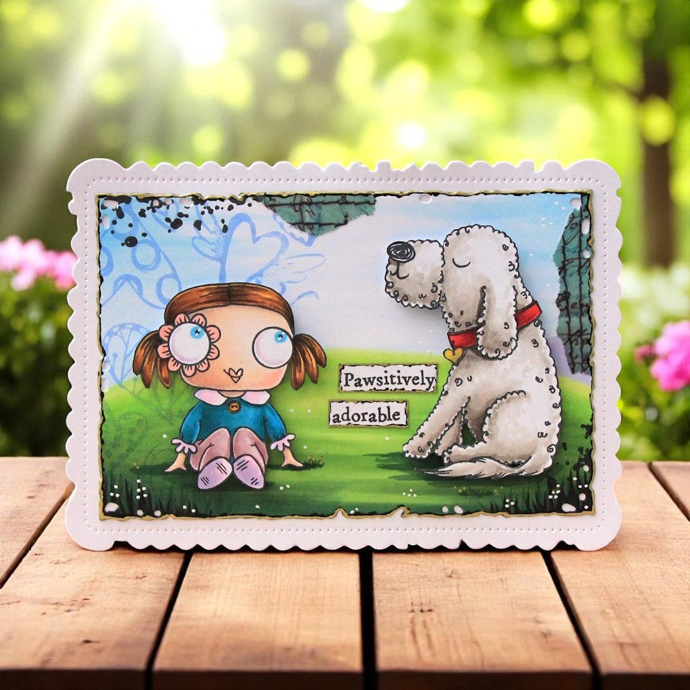 AALL & Create Pawsitively Perfect A7 Clear Stamps 1286 adorable