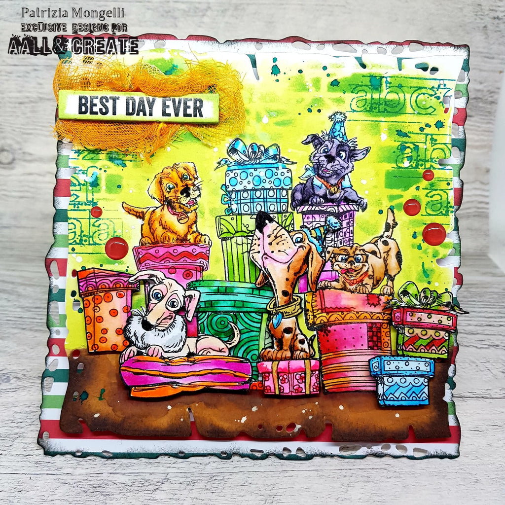 AALL & Create Pawsome Bonanza A6 Clear Stamp Set 1212