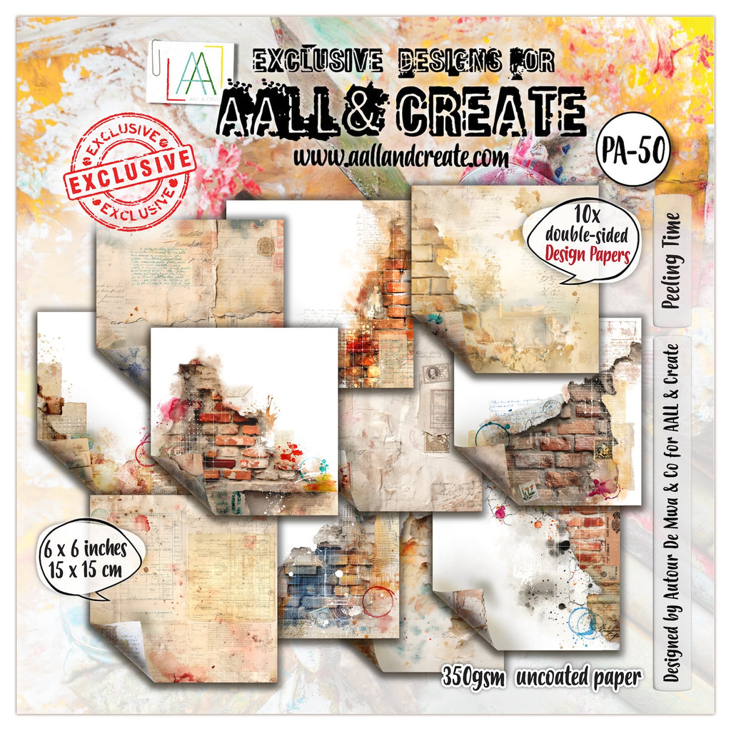 AALL & Create Peeling Time 6x6 Design Paper pa-50