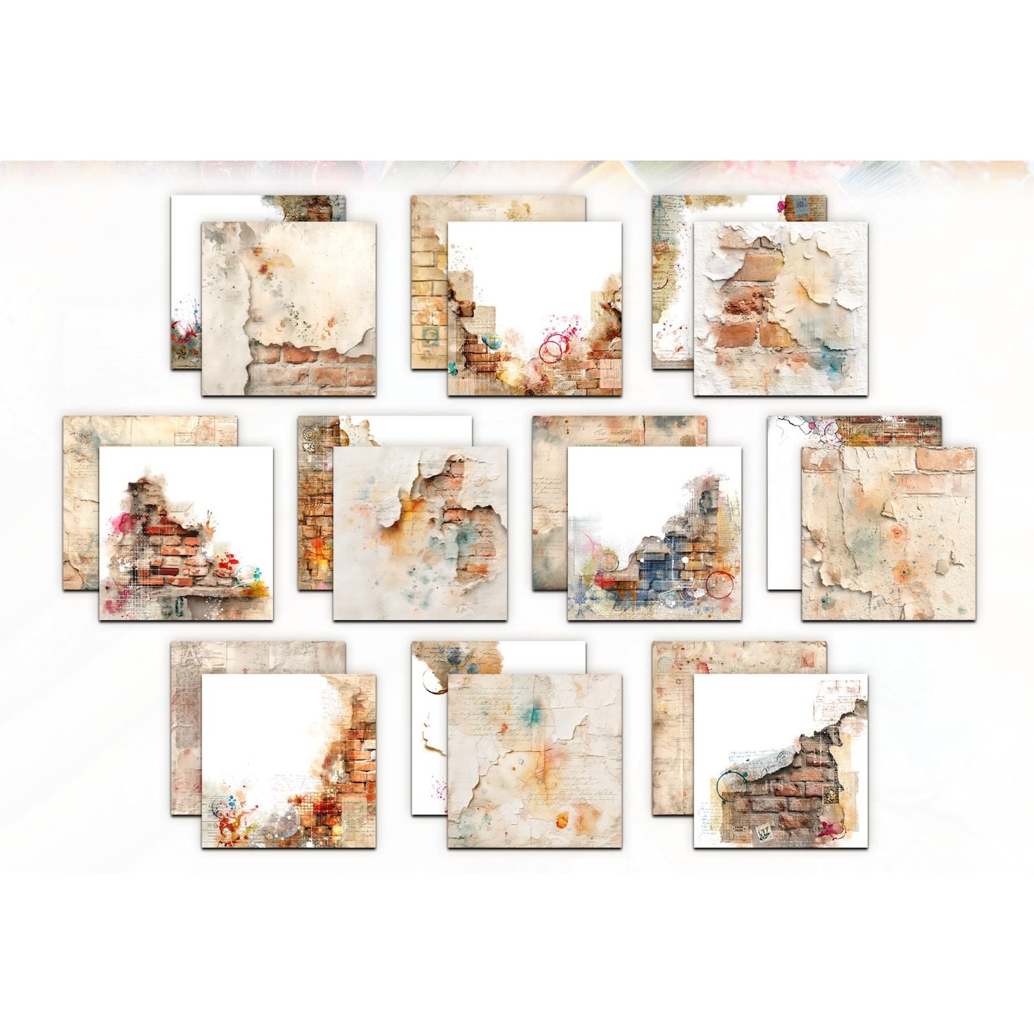 AALL & Create Peeling Time 6x6 Design Paper pa-50 sheets