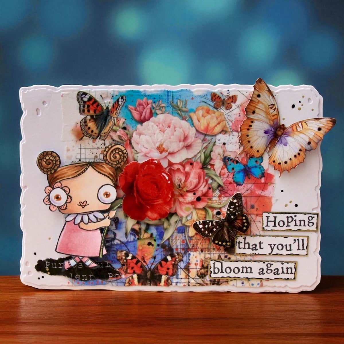 AALL & Create Peonies Airmail Layer It Up Washi Tape 144 bloom
