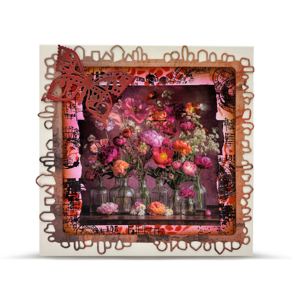 AALL & Create Peony Pinks Layer It Up Washi Tape 127 butterfly