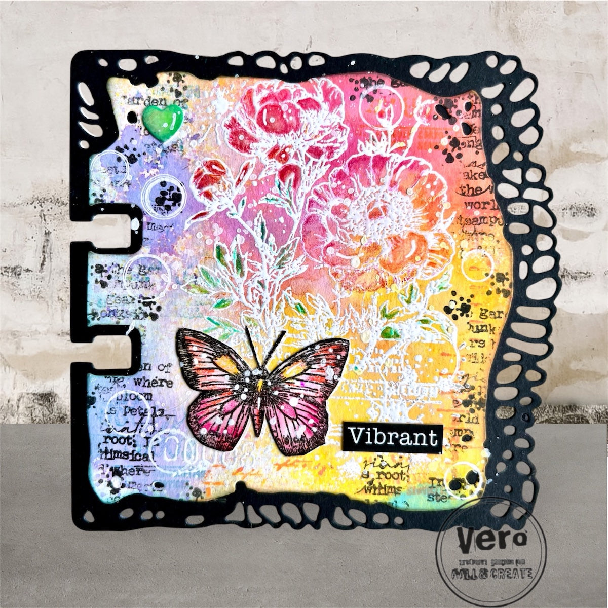 AALL & Create Petal Pop A6 Clear Stamps 1249 vibrant