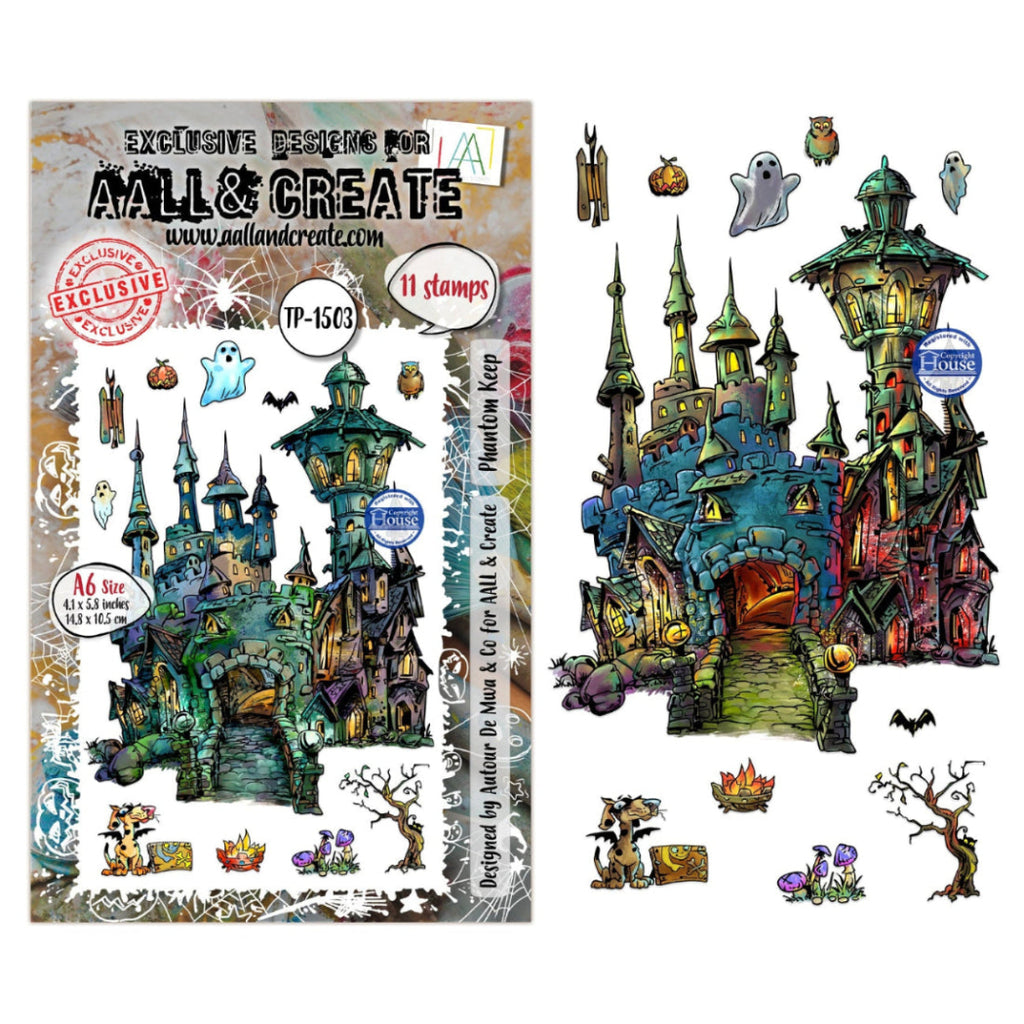 AALL & Create Phantom Keep A6 Clear Stamp Set 1503