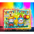 AALL & Create Pierrot And Mime A7 Clear Stamps 1210 enjoy the show