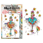 AALL & Create Pirouette of Petals A6 Clear Stamp Set 1400