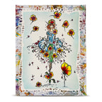 AALL & Create Pirouette of Petals A6 Clear Stamp Set 1400 flowers