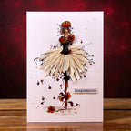 AALL & Create Pirouette of Petals A6 Clear Stamp Set 1400 inspiration