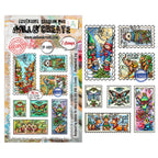 AALL & Create Postmarked Joy A6 Clear Stamp Set 1491