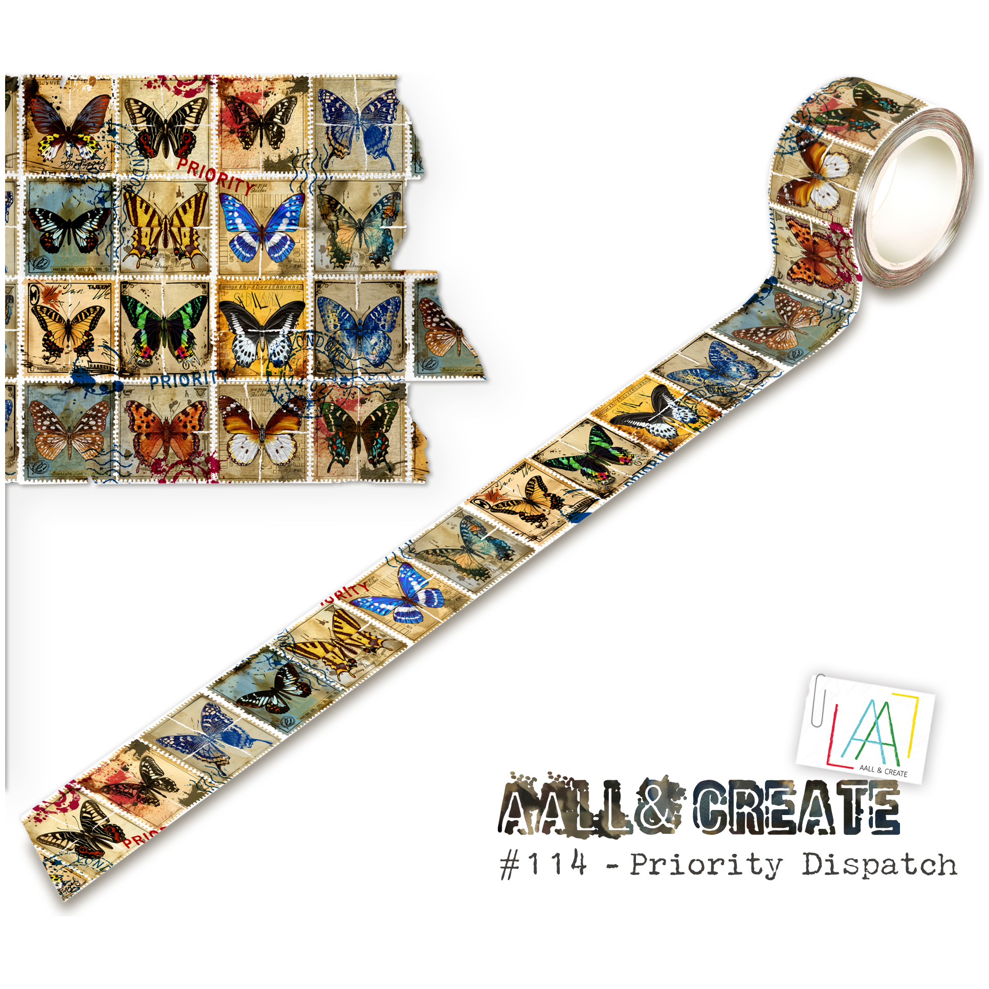 AALL & Create Priority Dispatch Layer It Up Washi Tape 114
