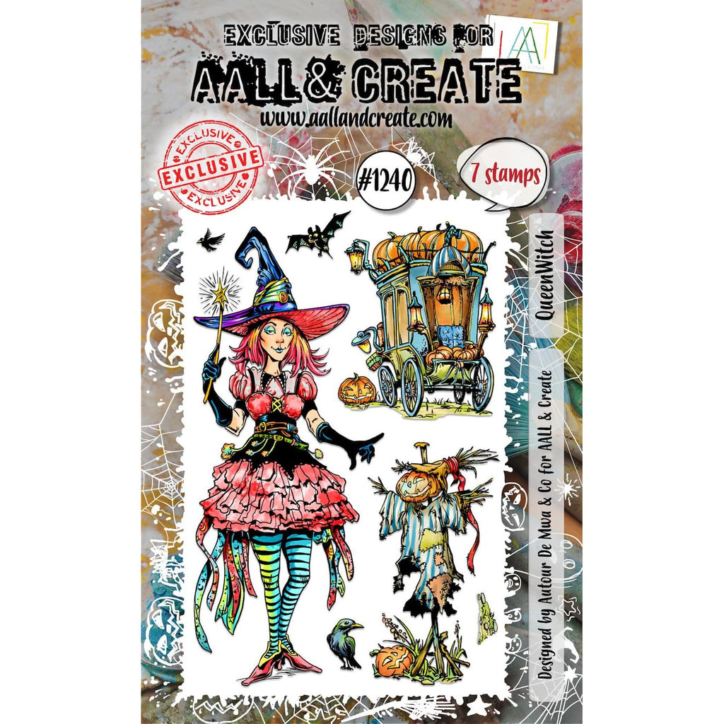 AALL & Create QueenWitch A6 Clear Stamp Set 1240*