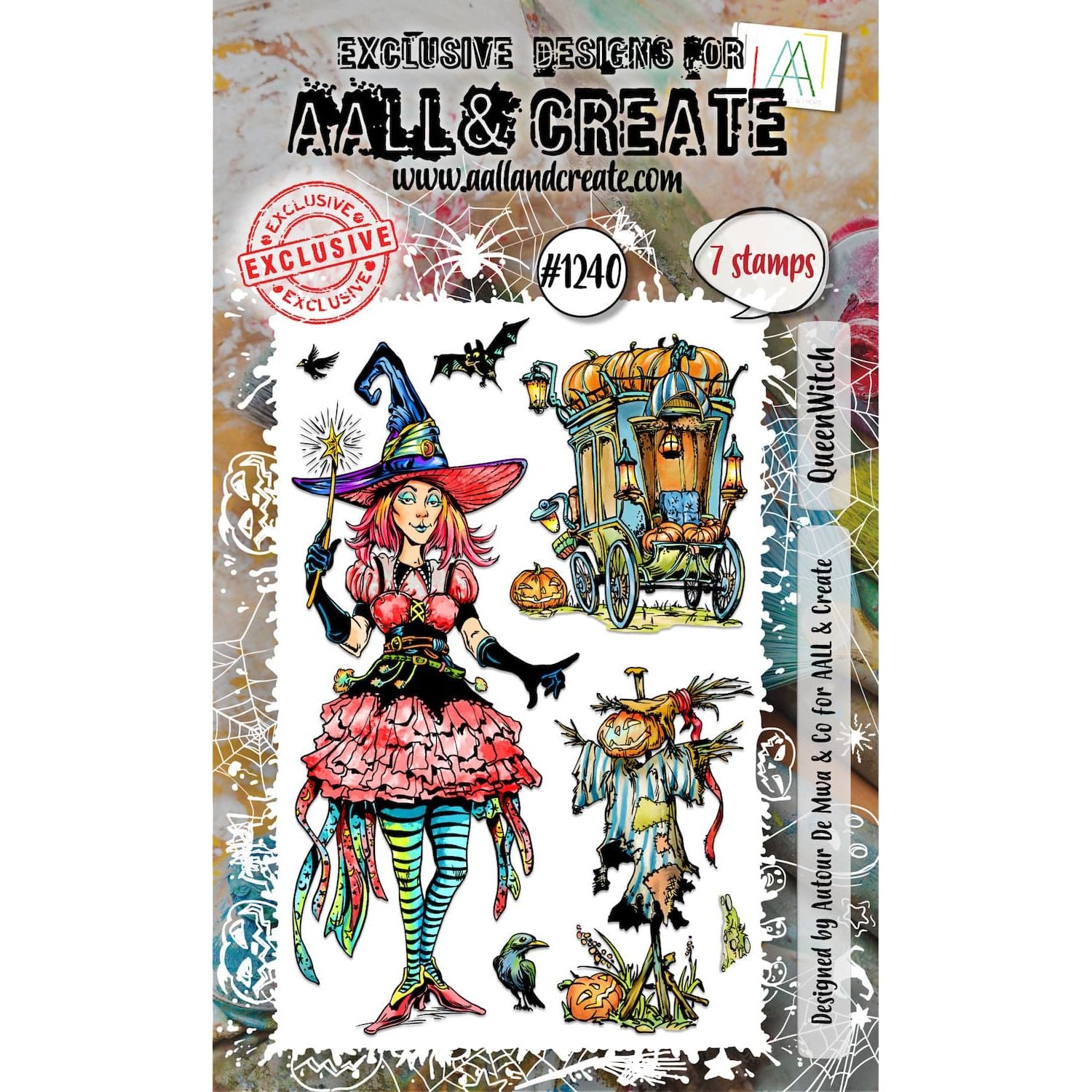 AALL & Create QueenWitch A6 Clear Stamp Set 1240*