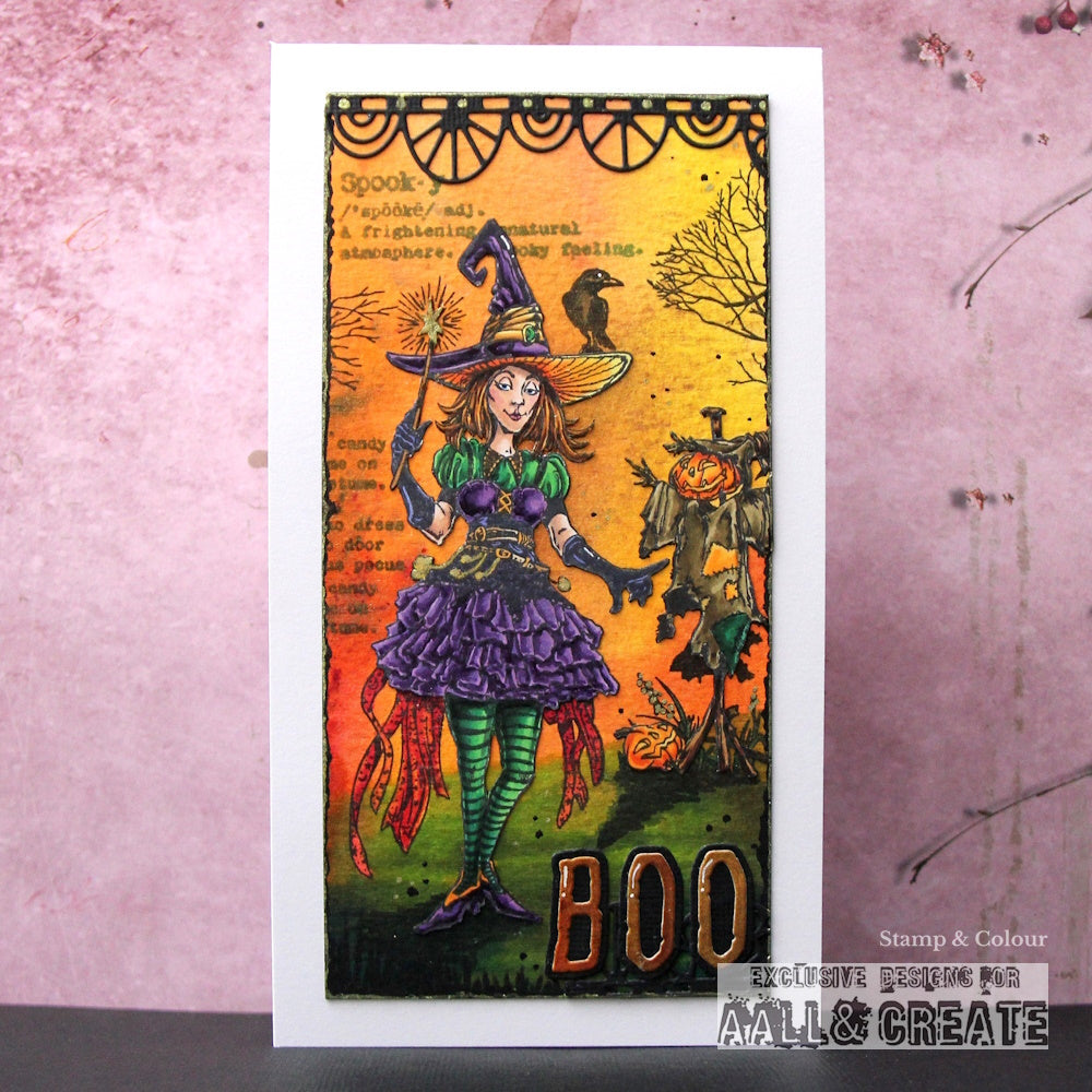 AALL & Create QueenWitch A6 Clear Stamp Set 1240*