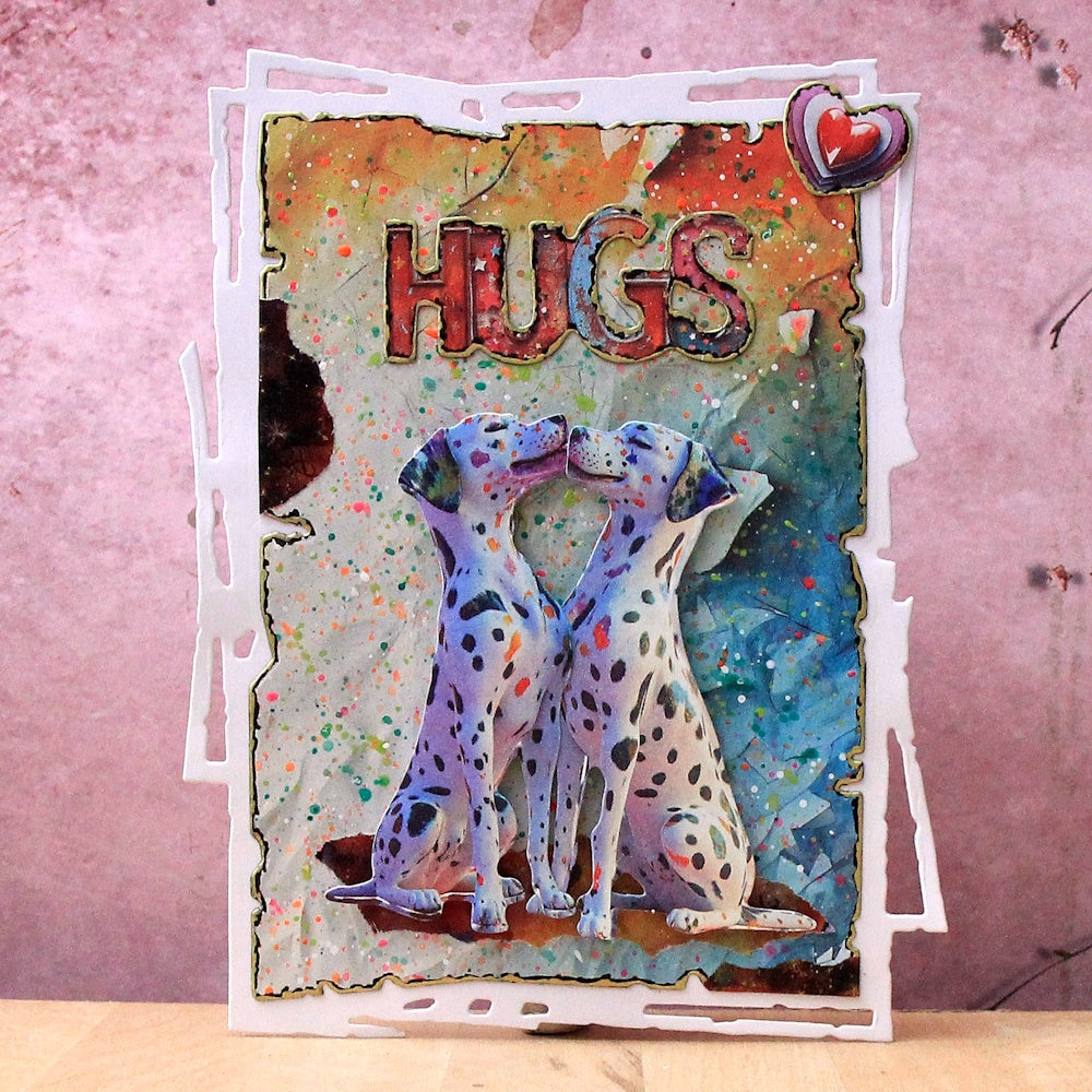 AALL & Create Radiant Pulse A4 Design Paper pa-016 dogs