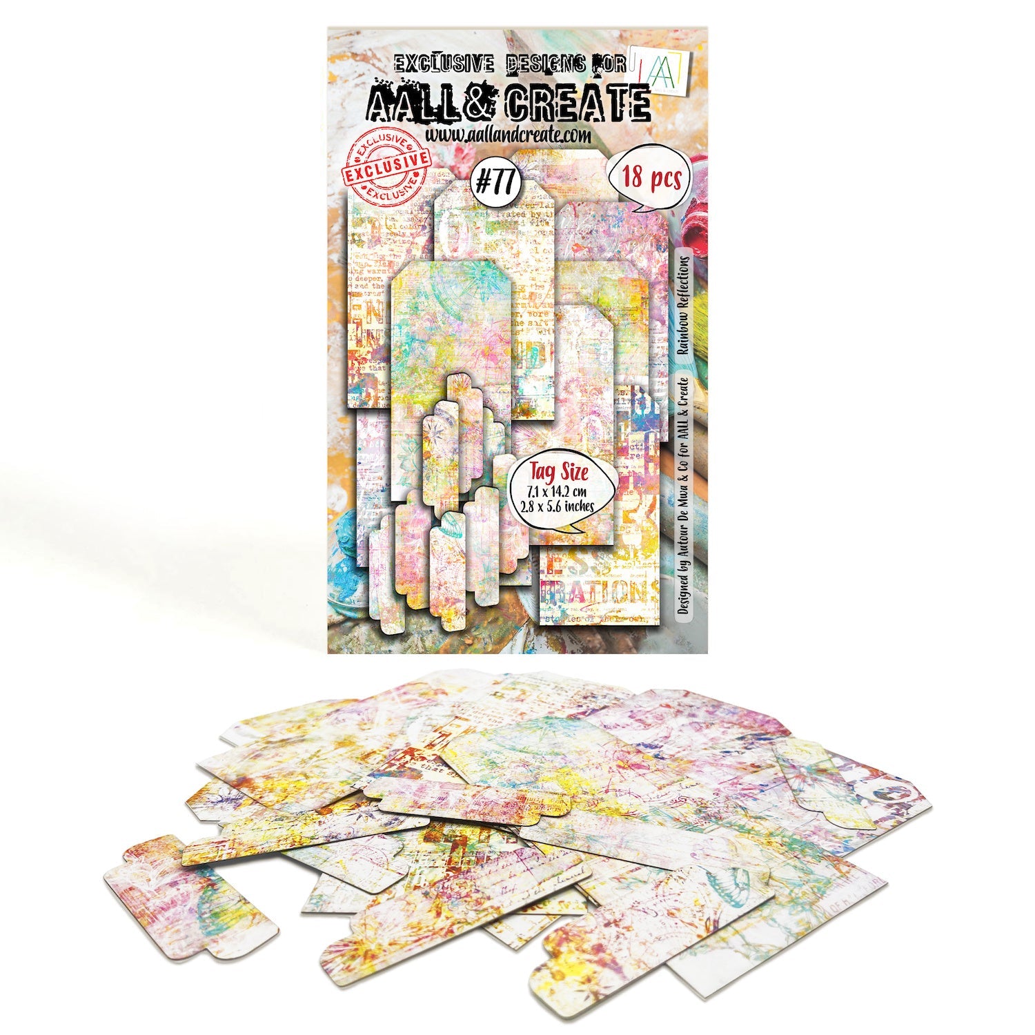 AALL & Create Rainbow Reflections Ephemera Die Cuts 77