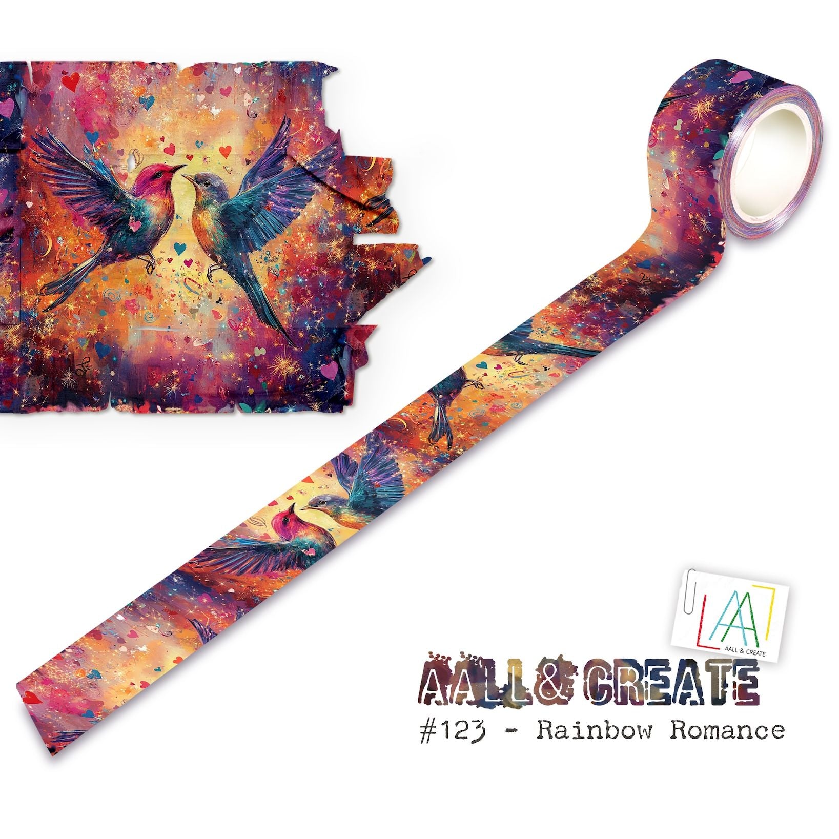 AALL & Create Rainbow Romance Layer It Up Washi Tape 123
