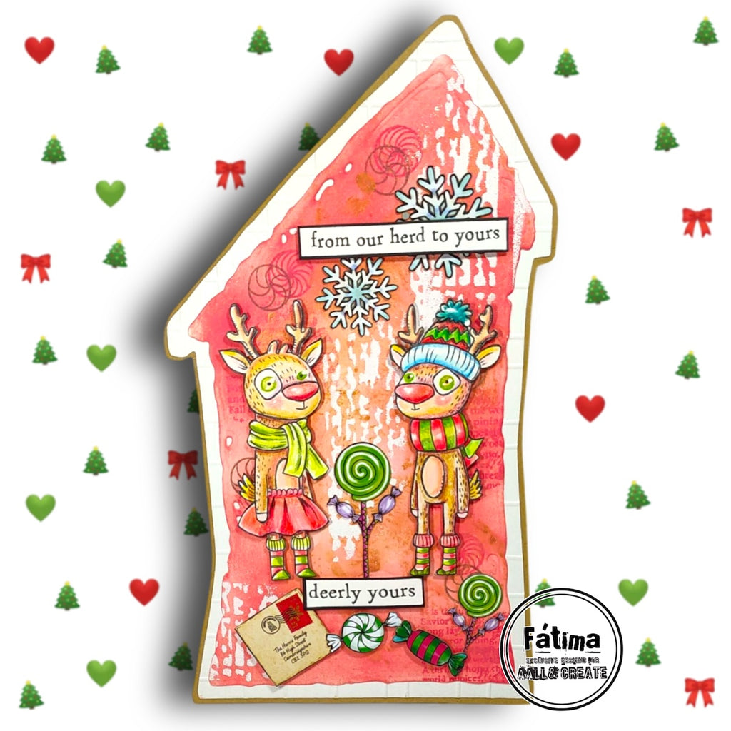 AALL & Create Rein It In A7 Clear Stamps 1309 herd 1