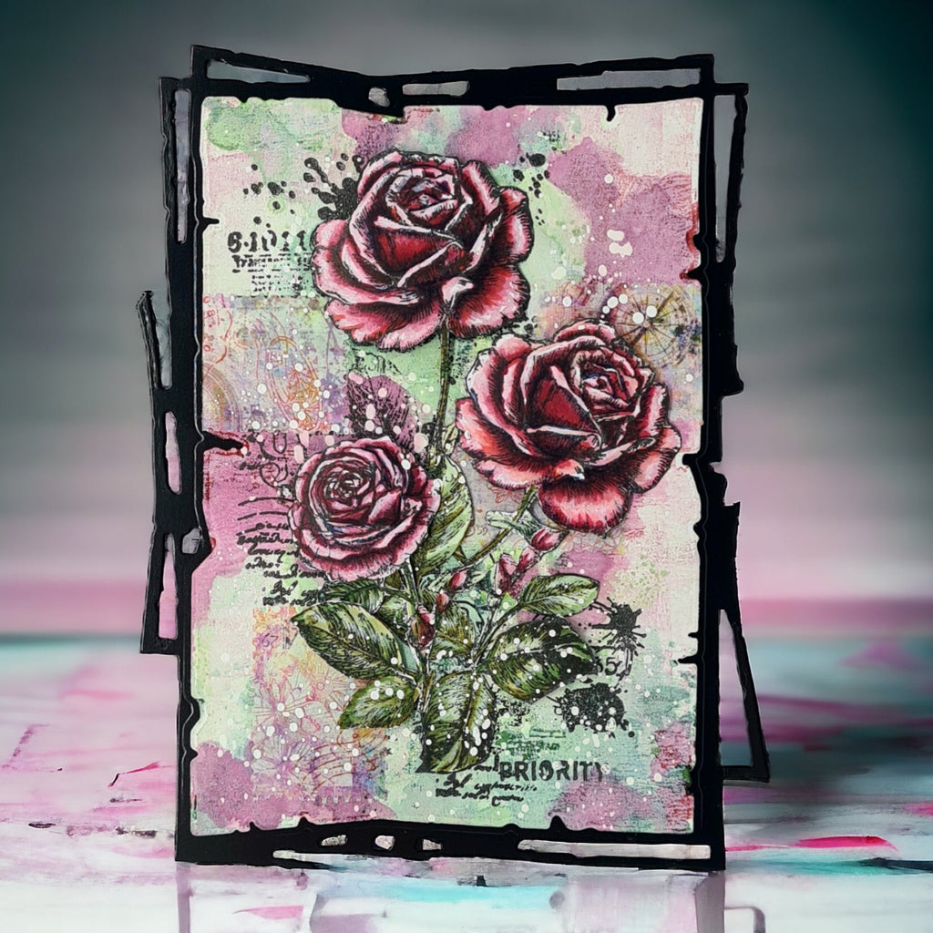 AALL & Create Roadway Vistas Die Set di-078 roses