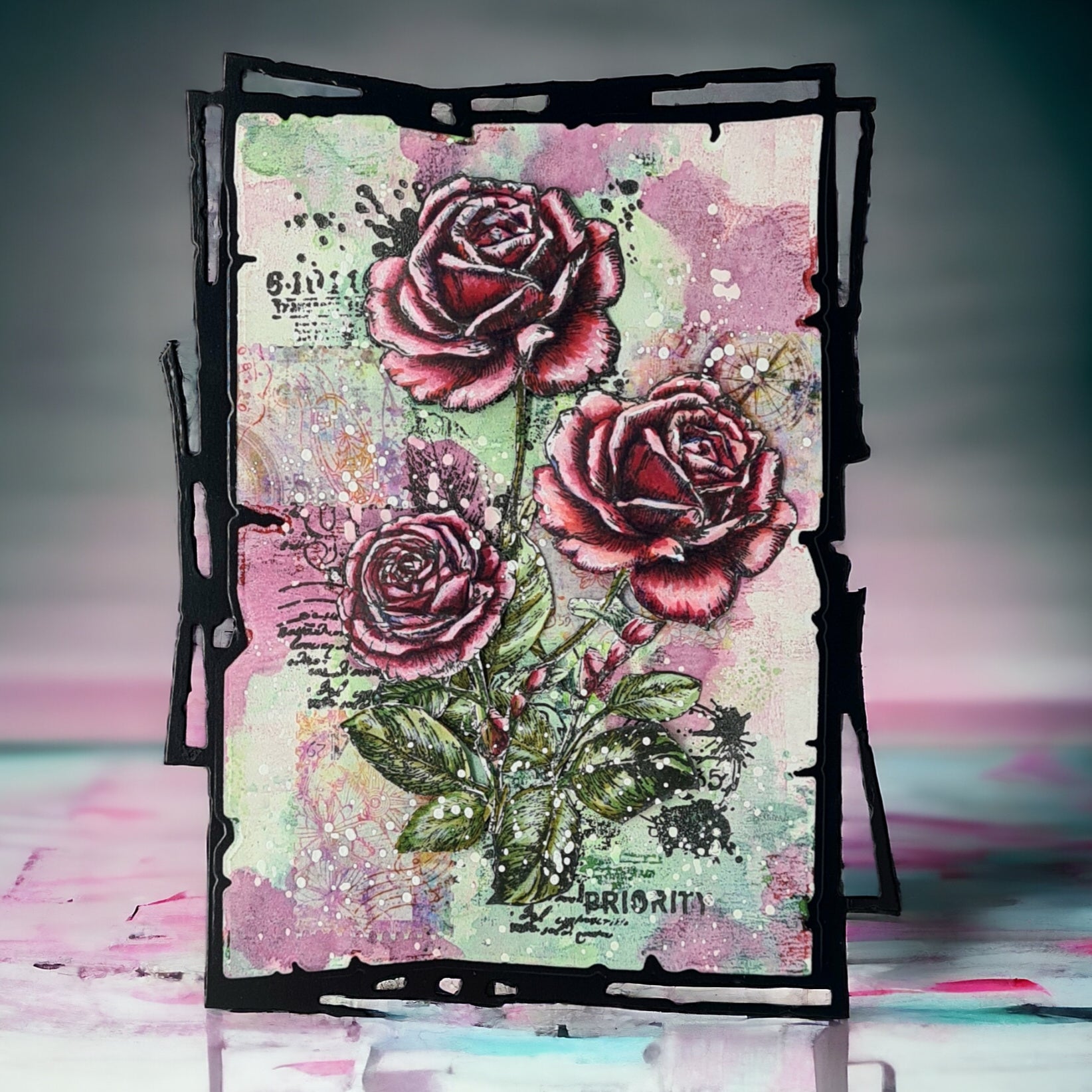 AALL & Create Roadway Vistas Die Set di-078 roses