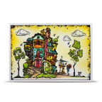 AALL & Create Roofline Friends A5 Clear Stamp Set 1304 hilltop