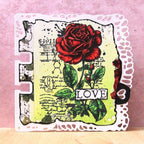 AALL & Create Rosey Daze A6 Clear Stamps 1251 love