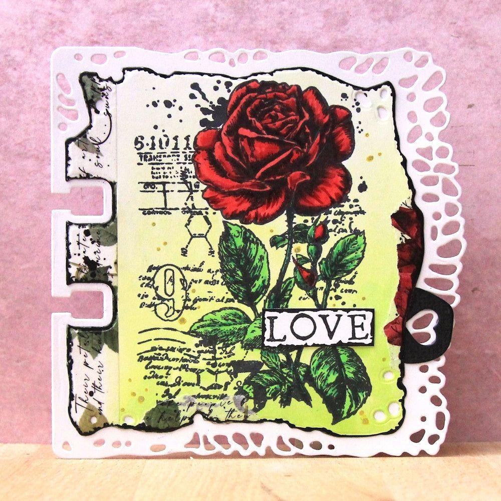 AALL & Create Rosey Daze A6 Clear Stamps 1251 love