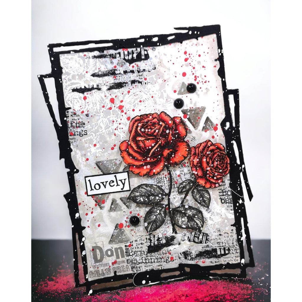 AALL & Create Rosey Daze A6 Clear Stamps 1251 lovely