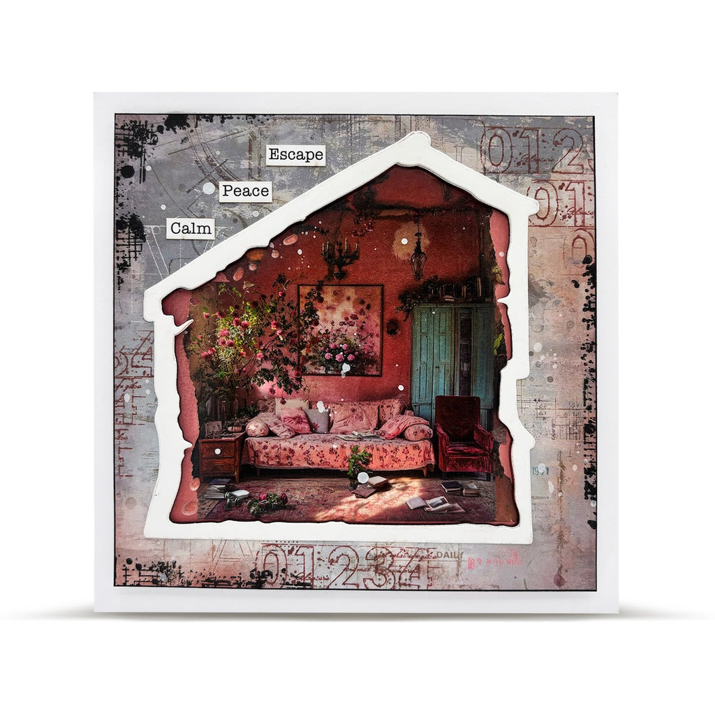 AALL & Create Rosy Settee Layer It Up Washi Tape 131 peace