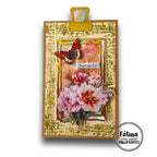 AALL & Create Royal Frames Dies di-130 red butterfly pink flowers romantic card 
