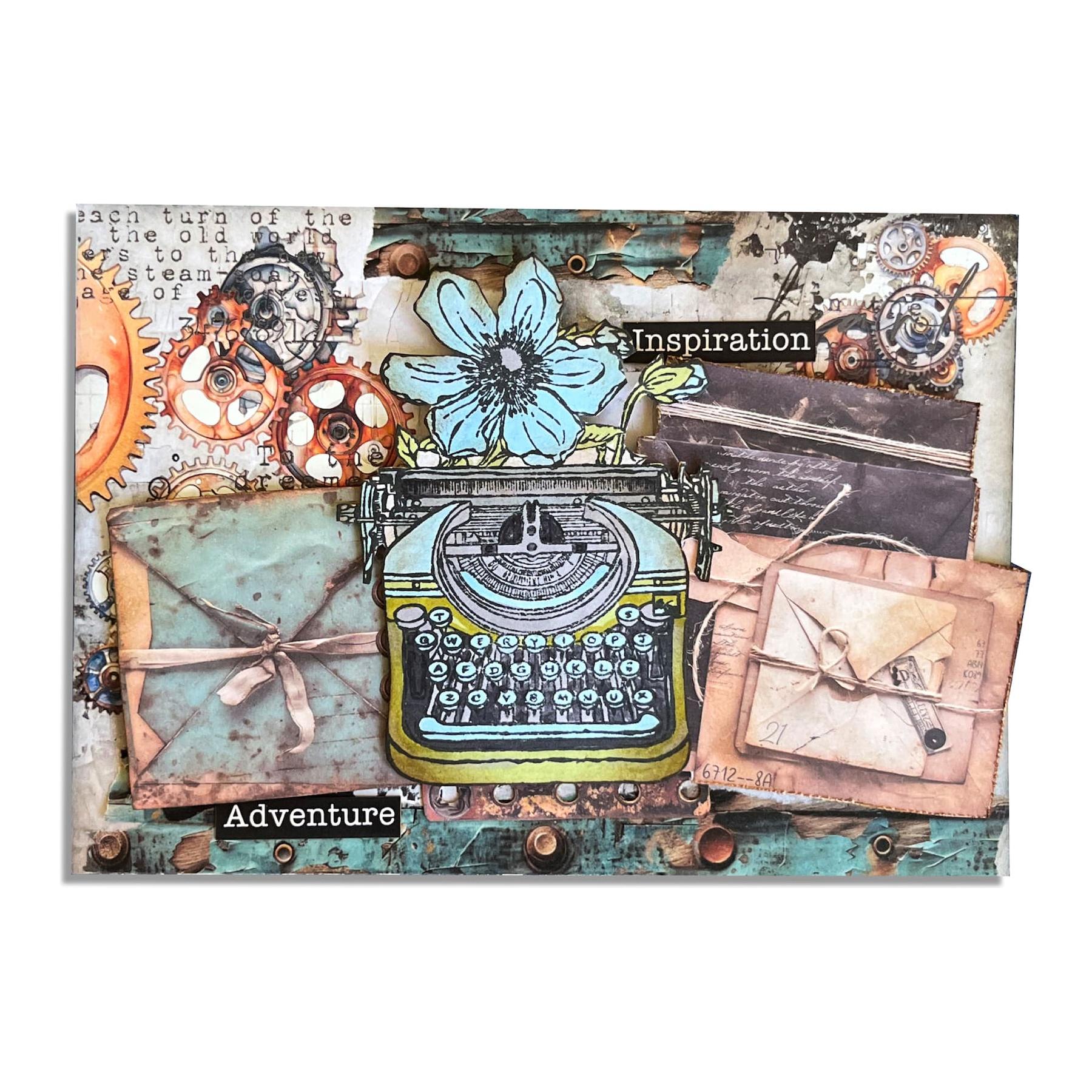AALL & Create Rusty Rhythms A6 Design Paper pa-011*
