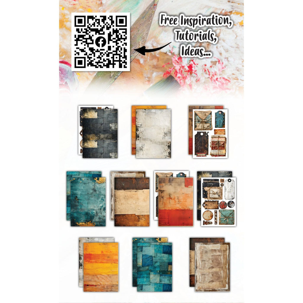 AALL & Create Rusty Rhythms A6 Design Paper pa-011*