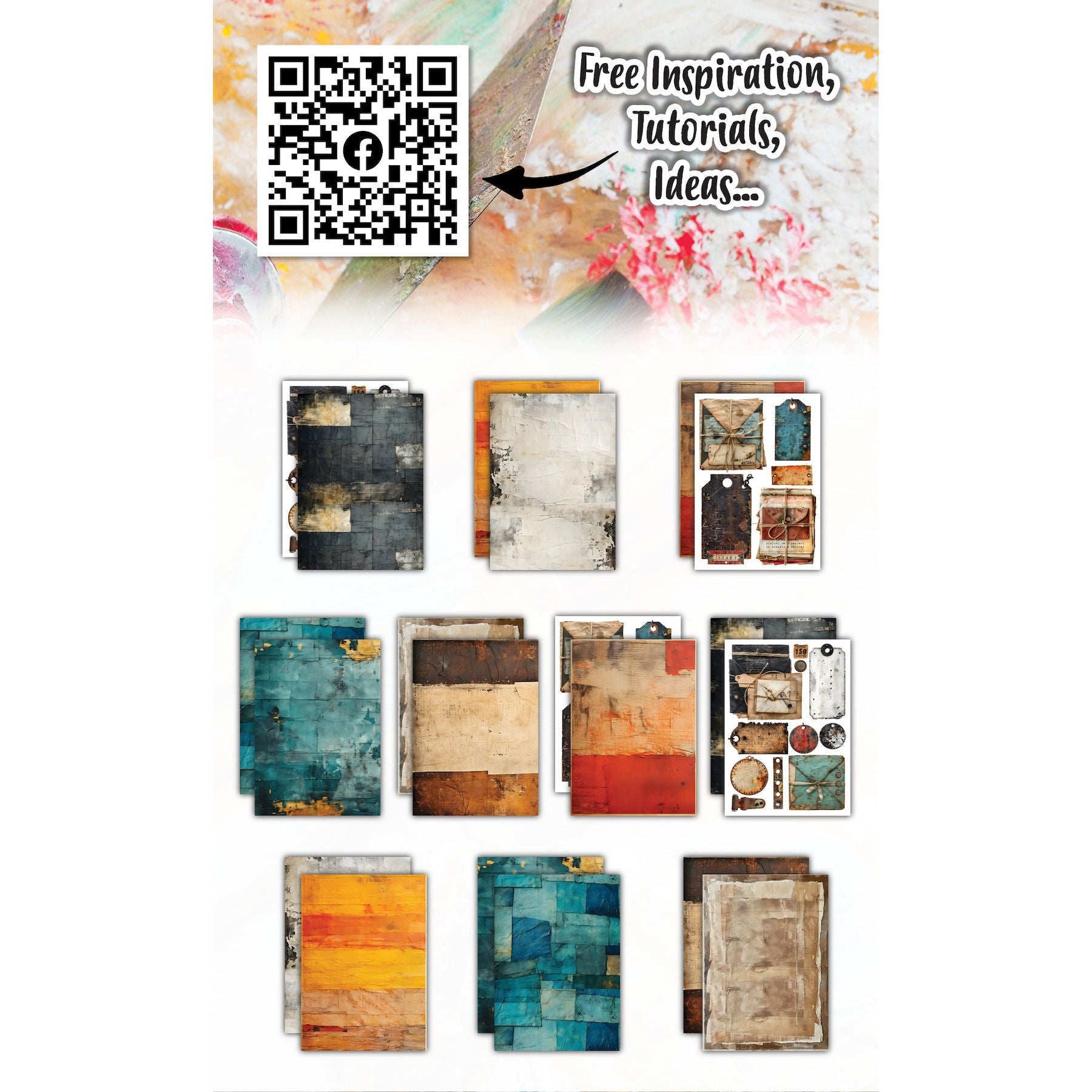AALL & Create Rusty Rhythms A6 Design Paper pa-011*