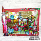 AALL & Create Santa's Workshop Wonders A6 Clear Stamp Set 1216