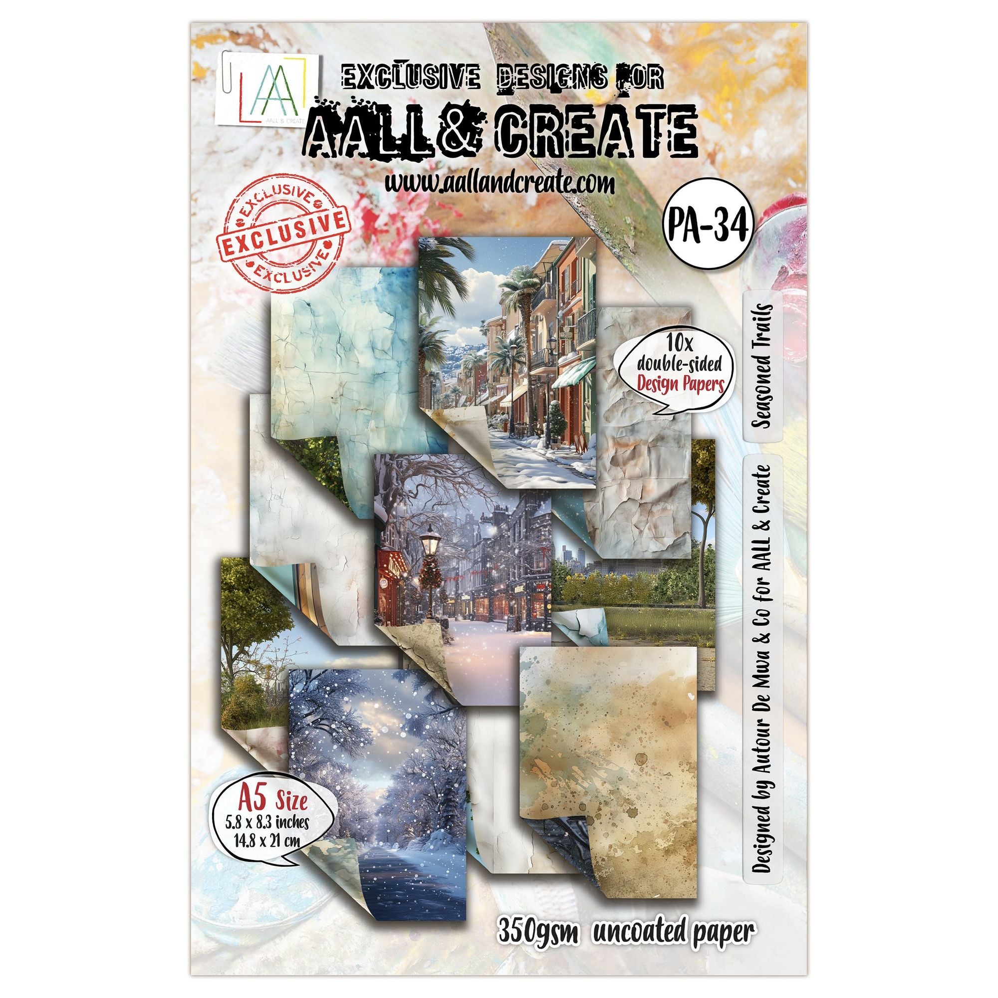 AALL & Create Seasoned Trails A5 Design Paper 34 1