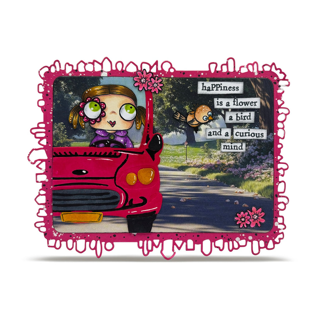 AALL & Create Seasoned Trails A5 Design Paper 34 car