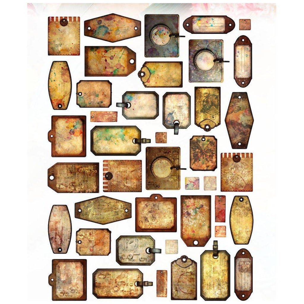 AALL & Create Sepia Serenity Ephemera Die Cuts 75 designs