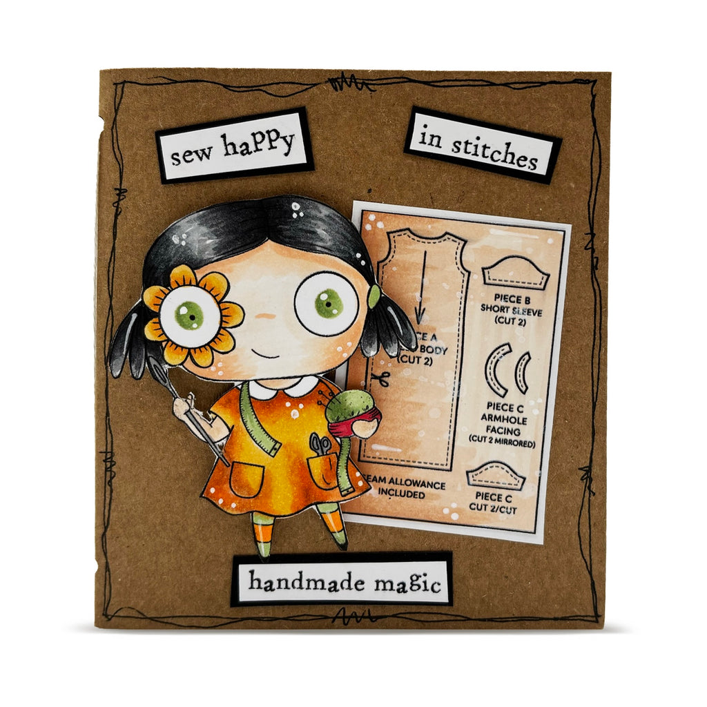 AALL & Create Sew Happy A7 Clear Stamp Set 1362 in stitches